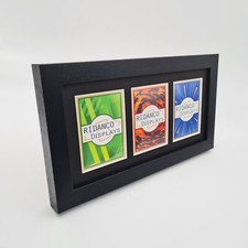 Black 3 Trading Card Frame for
