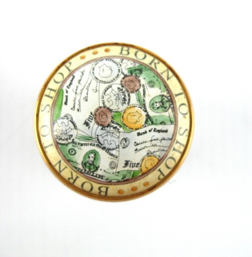 Staffordshire enamels trinket - staffordshire,