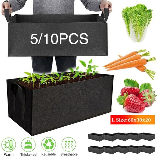 10pcs large plant grow bag - 1/10pcs,