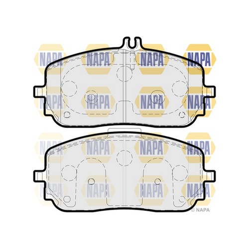 Brake pads set for mercedes - pads,