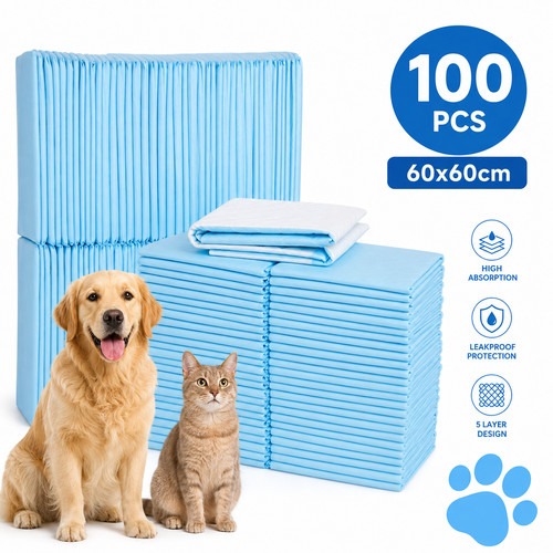 100 large puppy training pads - 100,