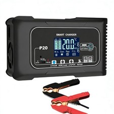 Amp car battery charger - 20-amp, for