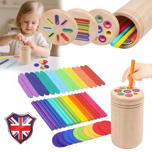 Color sorting montessori - sorting,