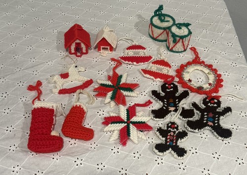 Retro 80s plastic - plastic, yarn