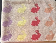 George 100% Cotton Rabbit Print Towel  / Bath Sheet