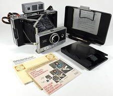 Vintage Clean Polaroid 250 Camera Kit with Strap in Very Good Working Condition