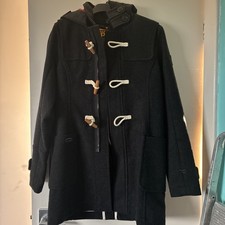 Superdry Men’s Duffle Coat sz Small Black Marl