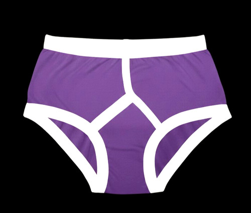 Men purple front - men’s, briefs