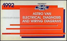 1992 Chevy Astro Van Wiring Diagram Manual 92 Chevrolet Electrical Schematic