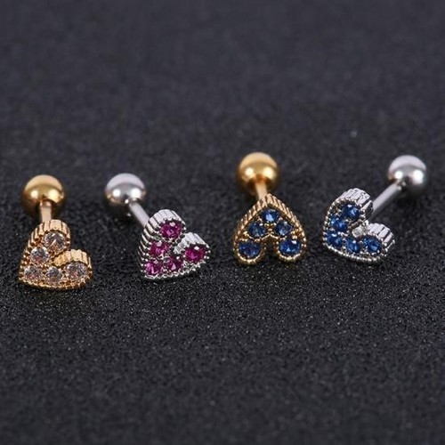 1pc heart lower ear - 1pc,