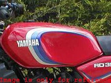 Fit For YAMAHA Rd350LC Red Painted Fuel Tank 1980-81 With Cap & Key