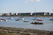 Photo 6x4 Moored boats, River