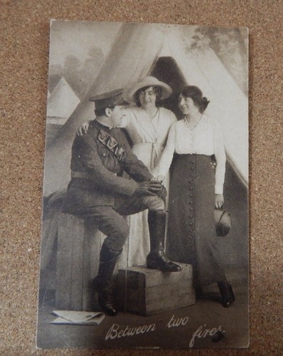 Ww1 patriotic postcard - ww1, soldier