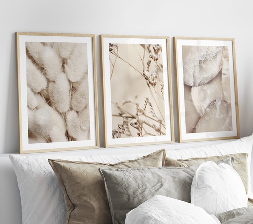 Set beige wall art - 3,