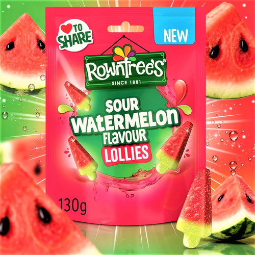 Rowntree sour watermelon - sour,