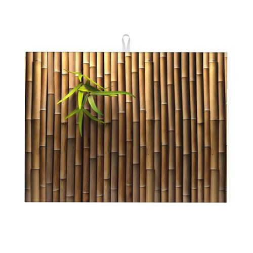 Bamboo print dish - dish, mat