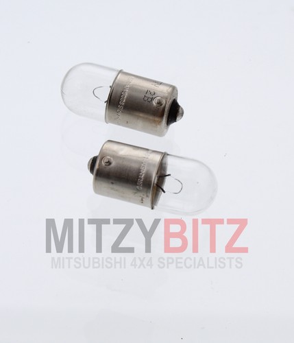 Rear number plate light bulb - number,