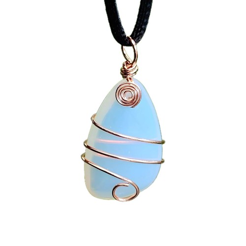 Opalite pendant necklace - opalite,