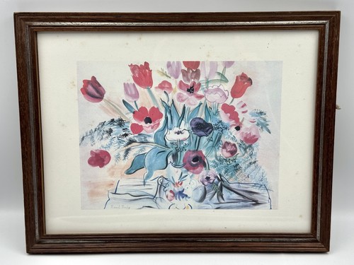 Vintage raoul dufy anemones - vintage,