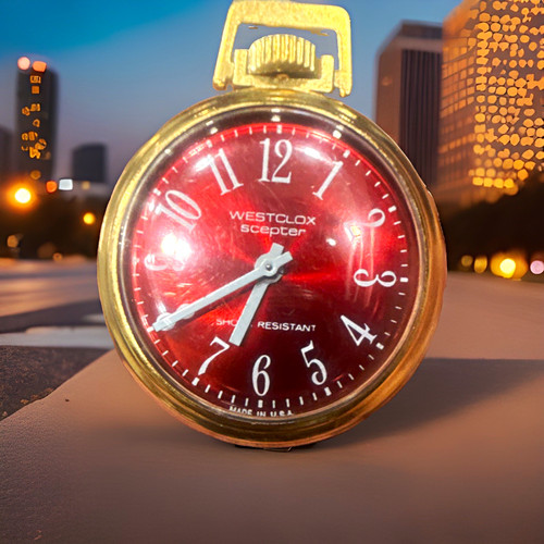 Westclox scepter pocket watch - westclox,