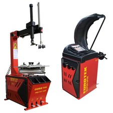 tyre machine & balacer package, run flat yre changer, semi auto Eurotek Pack 1