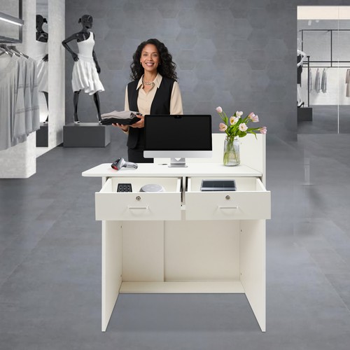 Warm white led reception - reception, desk