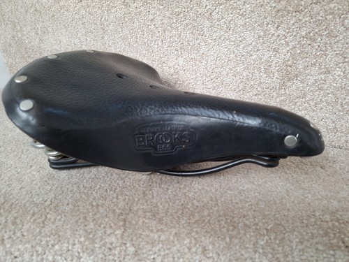 Brooks b66 leather saddle - leather,