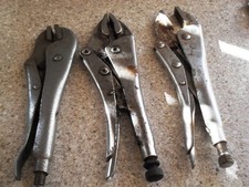 3 x old adjustable wrenches