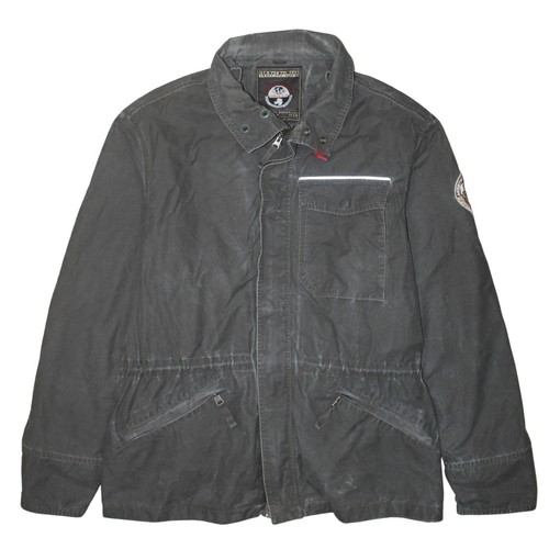 Mens size napapijri grey - mens, l