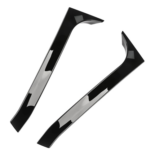 Glossy black rear window side - black,