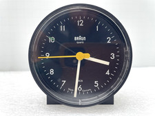 VINTAGE BRAUN TRAVEL ALARM CLOCK 1990's OVAL DESIGN MODEL 4 747/AB 6 REFLEX