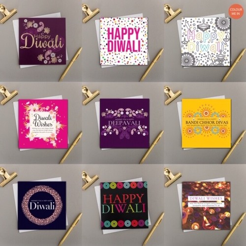 Diwali cards mix pack - mix, |