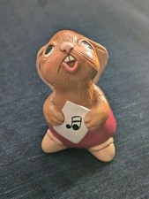 Pendelfin 'Rolly' In Red With 2 Notes Vintage Figurine Very Good Condition