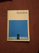 Wurlitzer phonograph lyric W100 / W160 service manual 