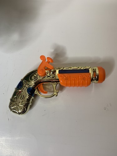 Vintage plastic toy gun gold - plastic,
