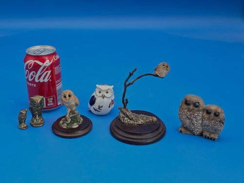 Collection owl figurines - collection,