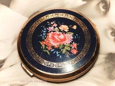 Blue gold floral Vintage