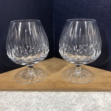 Set of 2 Edinburgh Crystal Gleneagles Large Brandy Glasses - 5.25" Height