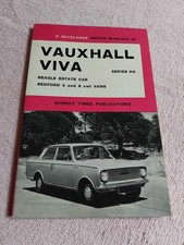 Vauxhall Viva HA Saloon Beagle Van 6 8 CWT Olyslager Owners Workshop Manual VGC