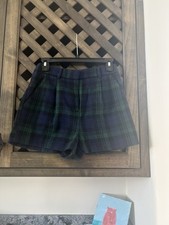 Topshop Women’s Plaid Shorts