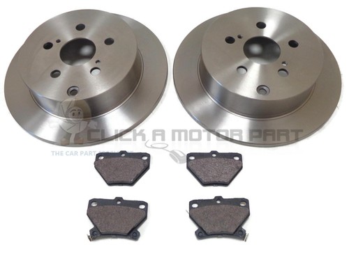 Rear brake discs - 2, pads