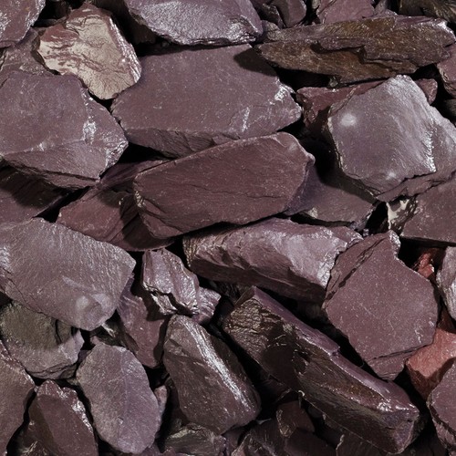 Blue slate chippings 40mm - 40mm, |