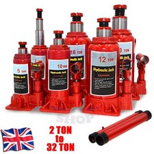 2-32Ton Bottle Jack Heavy Duty Hydraulic Tonne Lifting Car Van Caravan Equipment