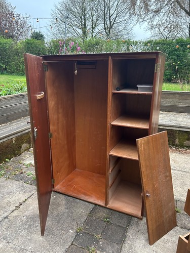 Vintage art deco wardrobe - vintage,