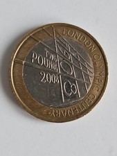 GB Two Pound Coin 2008 London