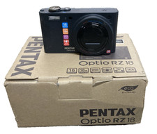 Pentax Optio RZ18 Digital Camera 16MOP 18xoptucsl Zoom  Display Stock