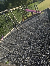 Rubber Play Bark Chippings Playground Garden Park or Horse park.