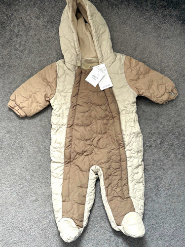 Next baby beige brown quilted - beige/brown,