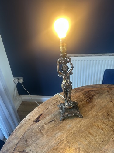 Vintage figural table lamp - vintage,