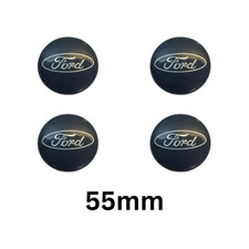 4x 55MM BLUE FORD ALLOY WHEEL